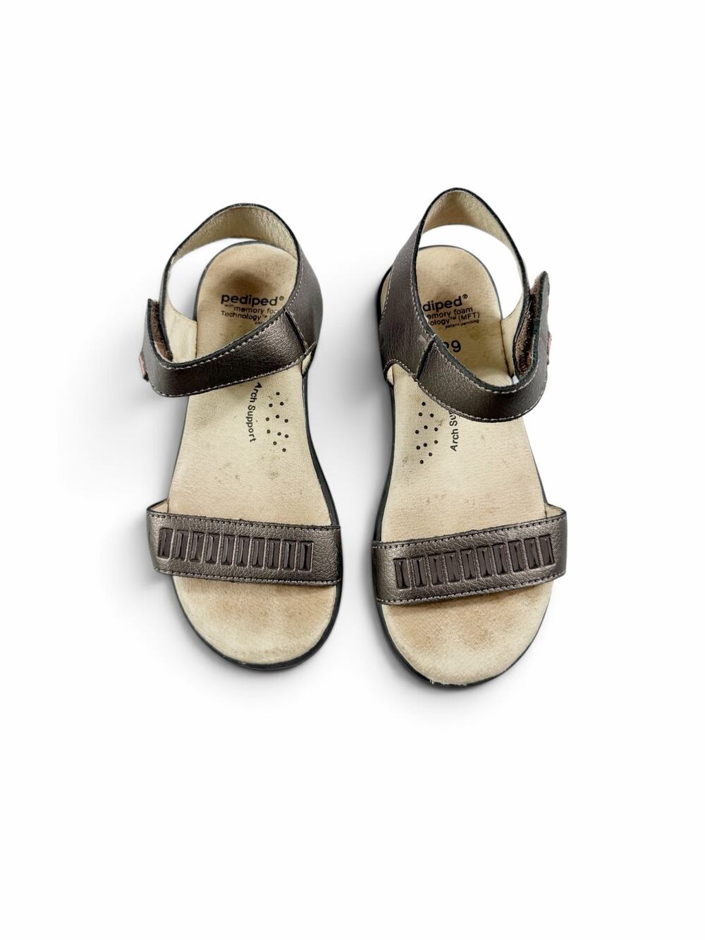 Pediped Flex Girls Metallic Brown Sandals US 12-12.5 Toddler EU 29